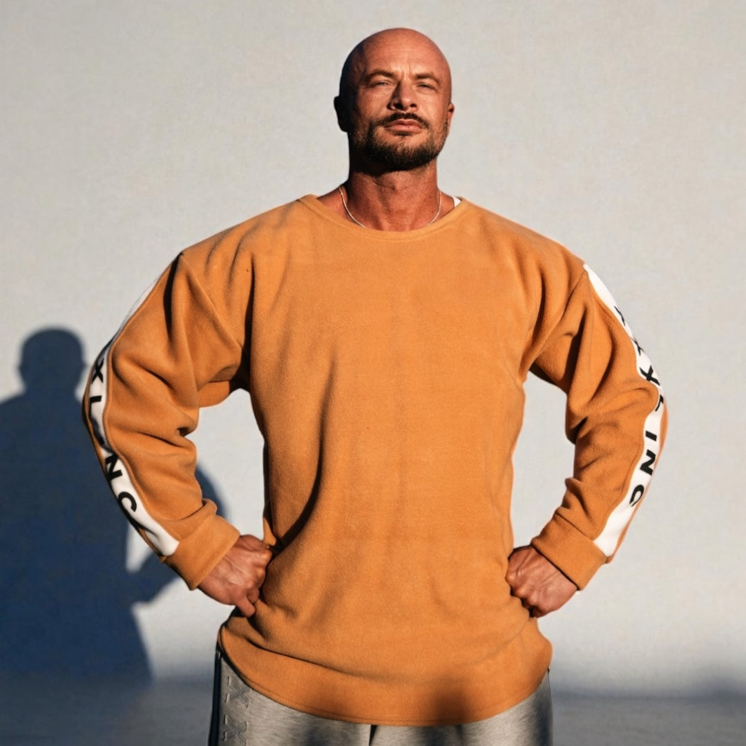 "XXXL INC" Polar contrast Crew Sweat - Bronze