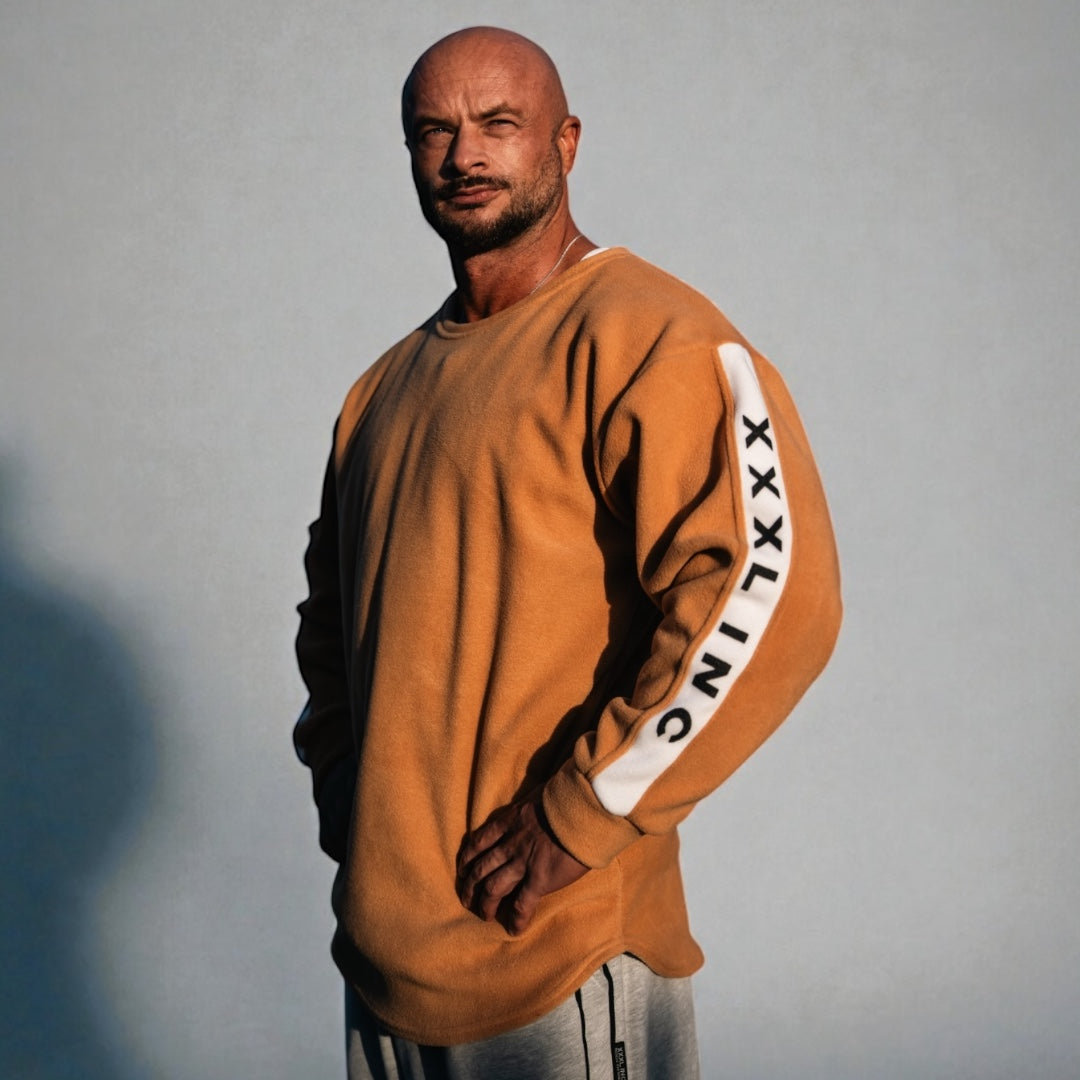 "XXXL INC" Polar contrast Crew Sweat - Bronze