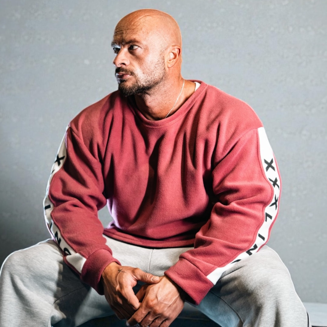 "XXXL INC" Polar contrast Crew Sweat - Jam