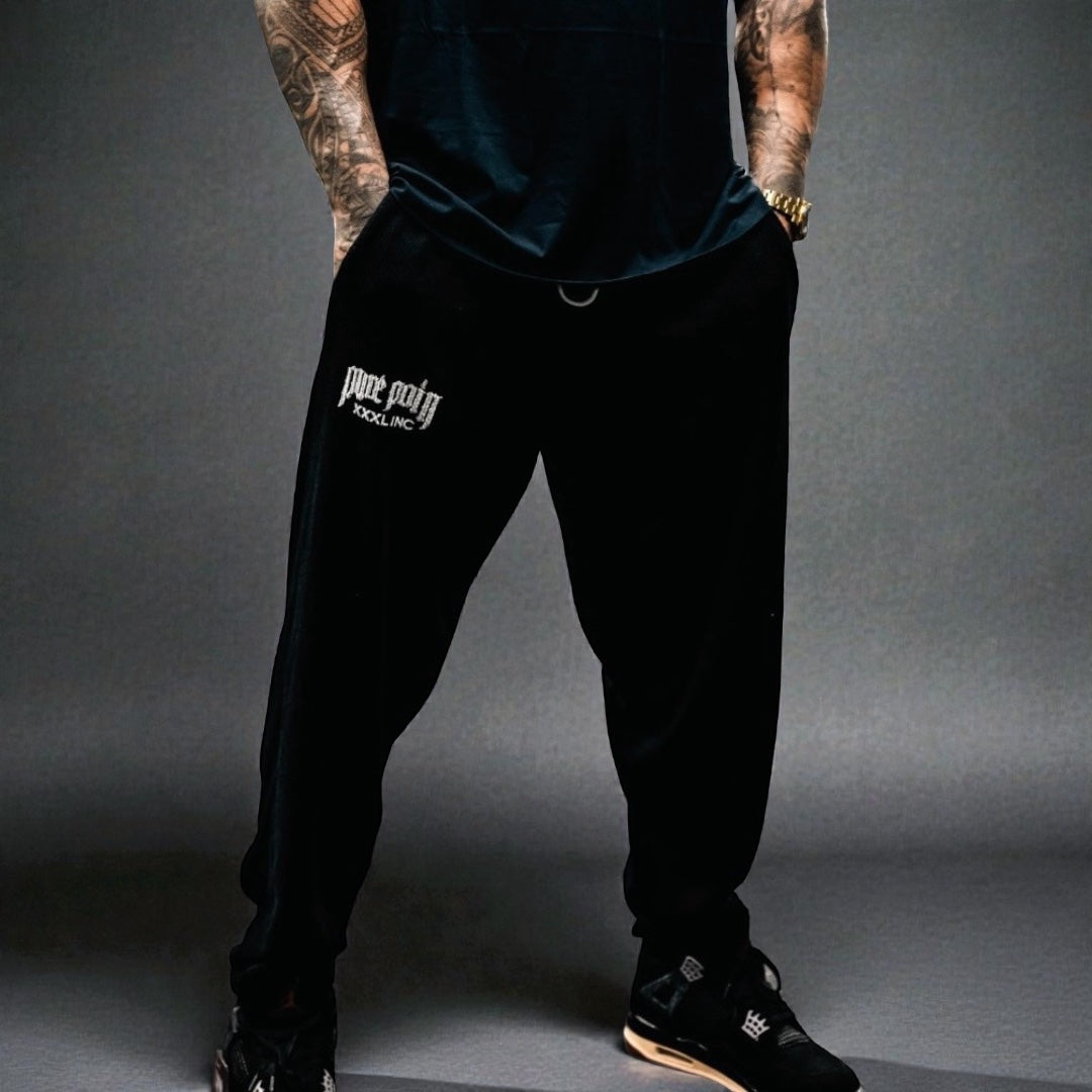 “Pure Pain”  Full Cut Pant - (Thermal) Black