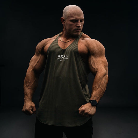 OG Stringer Vest  - Ribbed Military Green