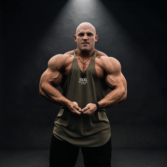 OG Stringer Vest  - Ribbed Military Green