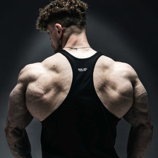 "Victory Retro" Classic Muscle Vest - Black