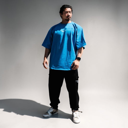 "XXXL INC" French Terry Rag Top - Royal Blue