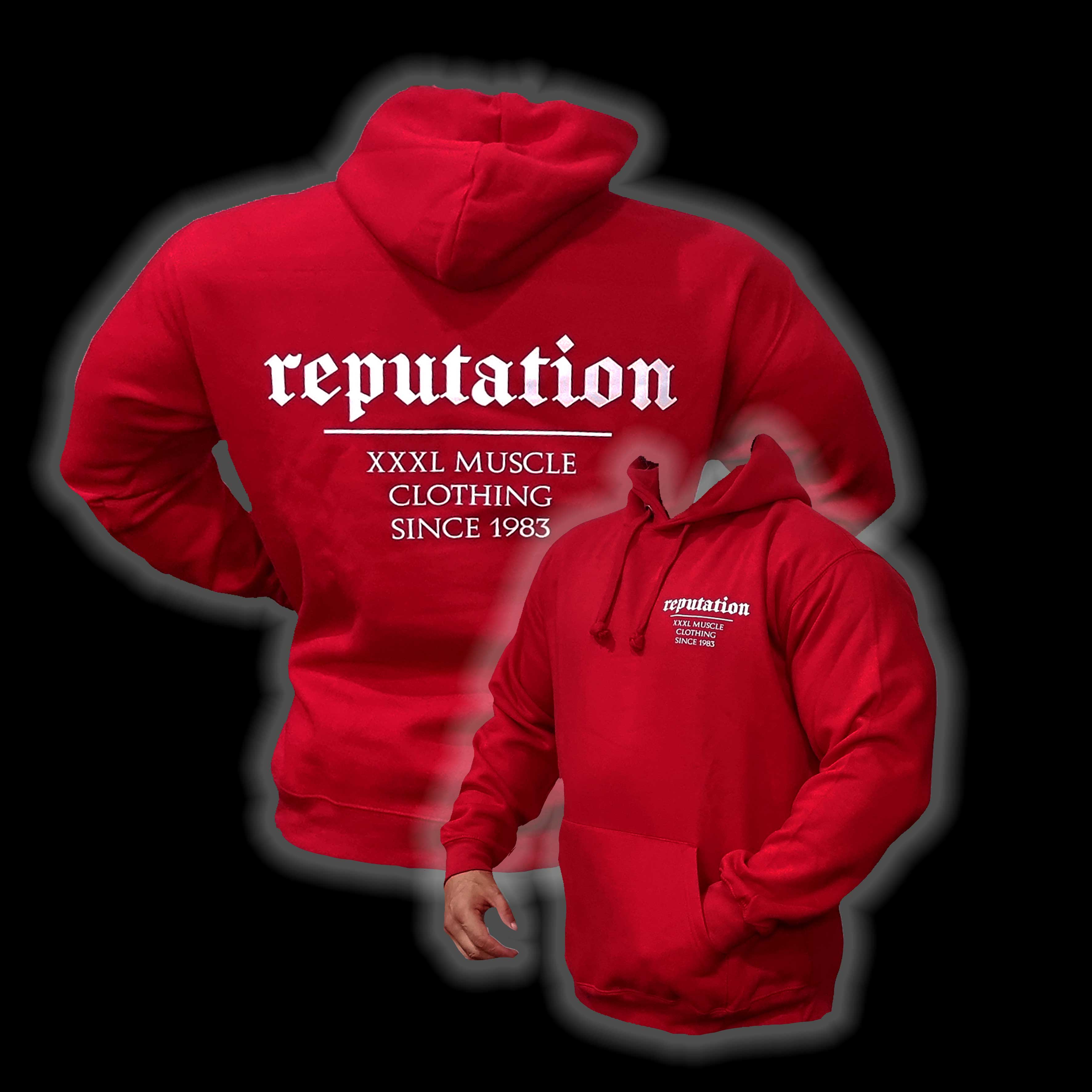 “Reputation" Classic Oversized Head over Hoodie - Red