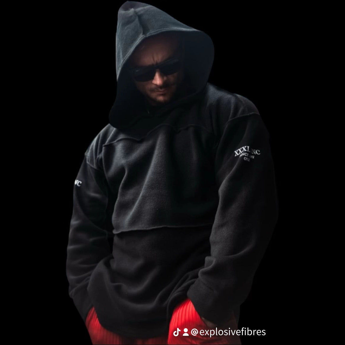 Our Infamous "Sinister" Polar Hoodie - Pitch Black