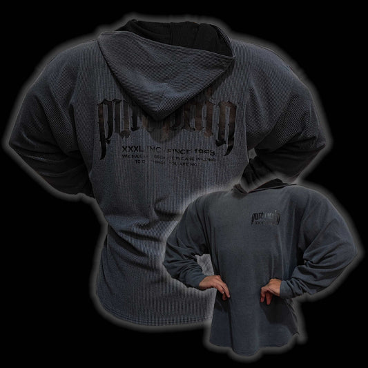 "Pure Pain "Hoodie- Charcoal